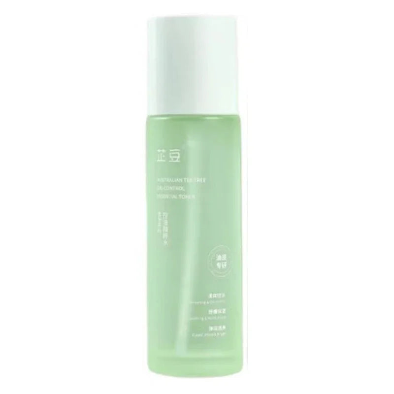 Tea Tree Essence Set Oil Control Acne Removal Skin Soothing Hydrating Oily Skin Care Unisex Water Lotion Two-Piece Set Skin Care